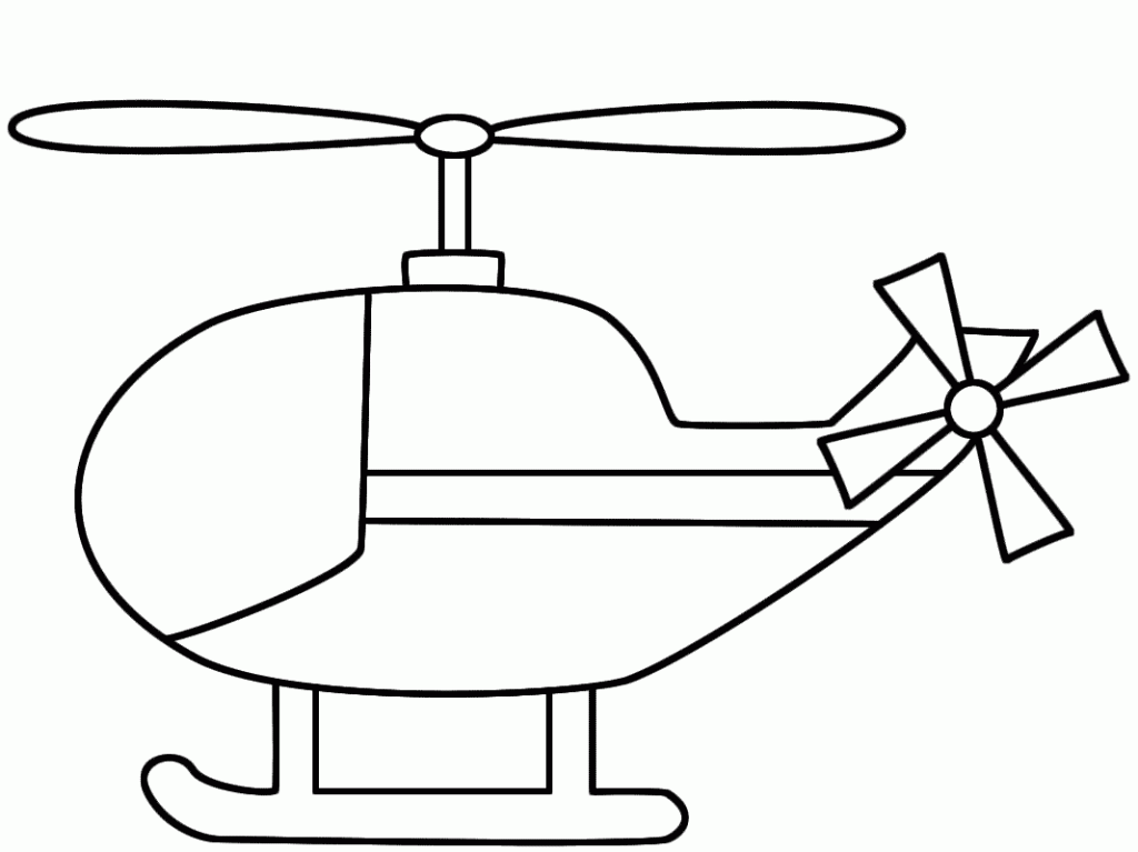 Página para colorir: Helicóptero (Transporte) #136046 - Páginas para Colorir Imprimíveis Gratuitamente