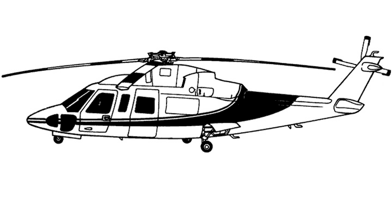 Página para colorir: Helicóptero (Transporte) #136065 - Páginas para Colorir Imprimíveis Gratuitamente