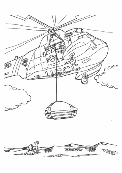 Página para colorir: Helicóptero (Transporte) #136069 - Páginas para Colorir Imprimíveis Gratuitamente