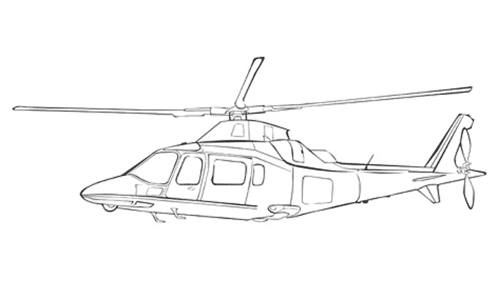Página para colorir: Helicóptero (Transporte) #136071 - Páginas para Colorir Imprimíveis Gratuitamente