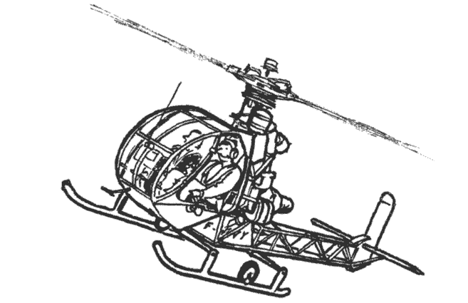 Página para colorir: Helicóptero (Transporte) #136093 - Páginas para Colorir Imprimíveis Gratuitamente