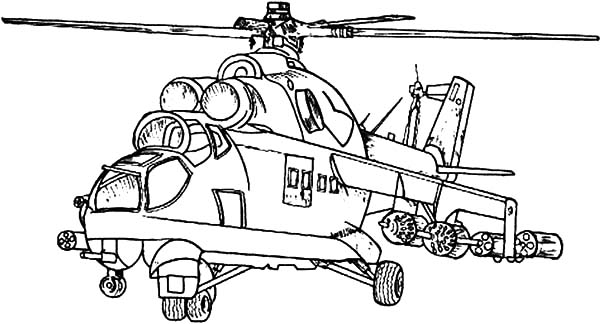 Página para colorir: Helicóptero (Transporte) #136102 - Páginas para Colorir Imprimíveis Gratuitamente