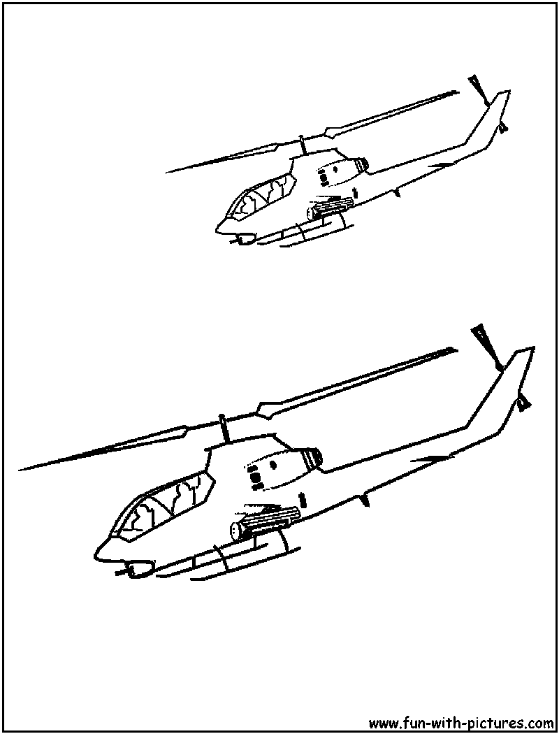 Página para colorir: Helicóptero (Transporte) #136118 - Páginas para Colorir Imprimíveis Gratuitamente