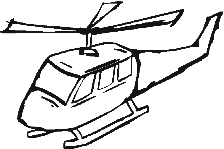 Página para colorir: Helicóptero (Transporte) #136160 - Páginas para Colorir Imprimíveis Gratuitamente