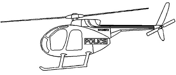 Página para colorir: Helicóptero (Transporte) #136189 - Páginas para Colorir Imprimíveis Gratuitamente
