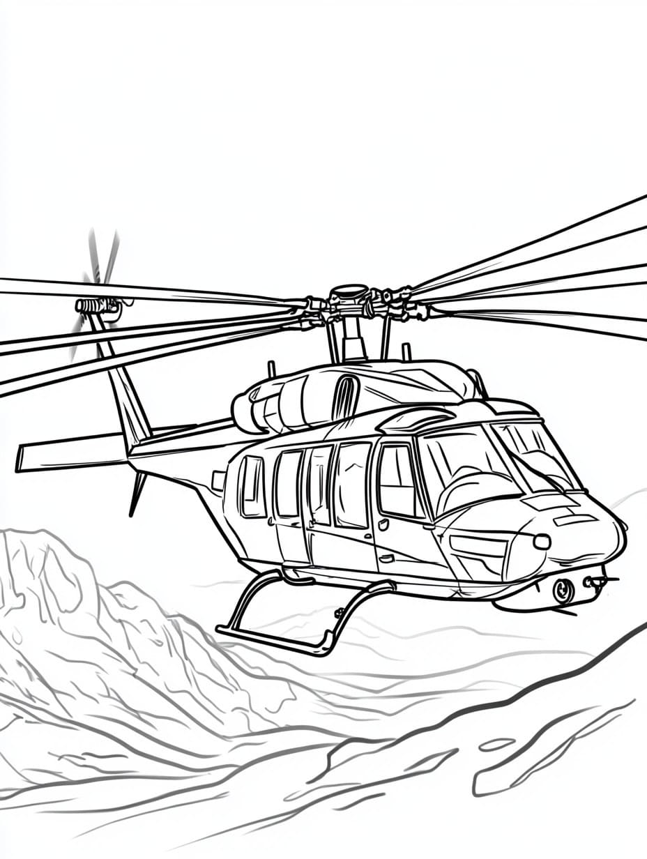 Linda página de Helicóptero #217887 para colorir, da coleção Transporte, baixe grátis Linda página de Helicóptero #217887 para colorir, da coleção Transporte, baixe grátis