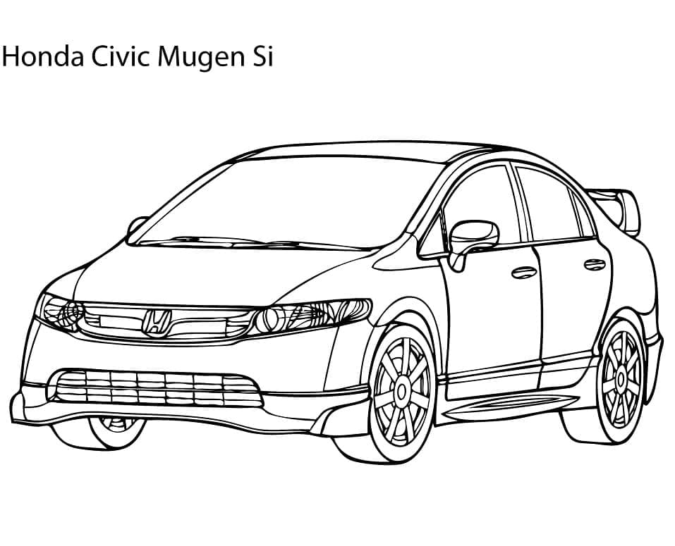 Desenho grátis de Honda #204961 para crianças e adultos, coleção Transporte
