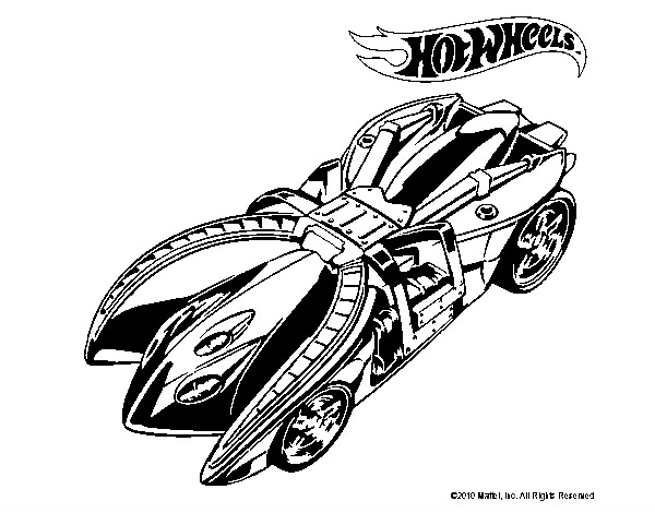 Desenho gratuito Hot Wheels #145868 da colecao Transporte para imprimir