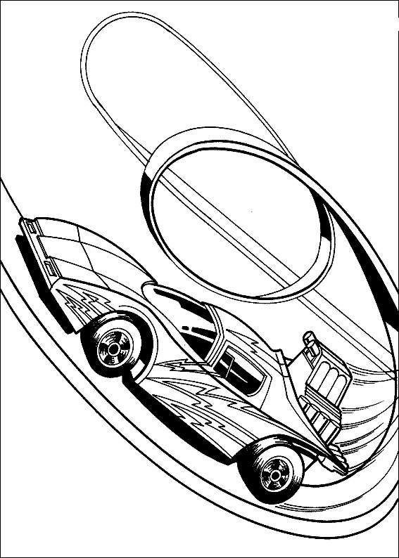 Desenho gratuito Hot Wheels #145893 da colecao Transporte para imprimir