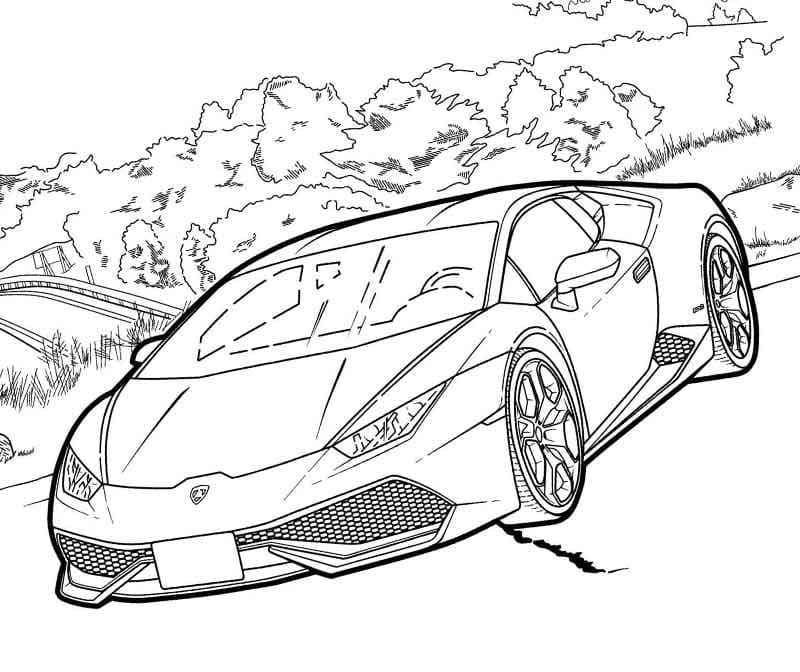 Desenho gratuito Lamborghini #174228 da colecao Transporte para imprimir