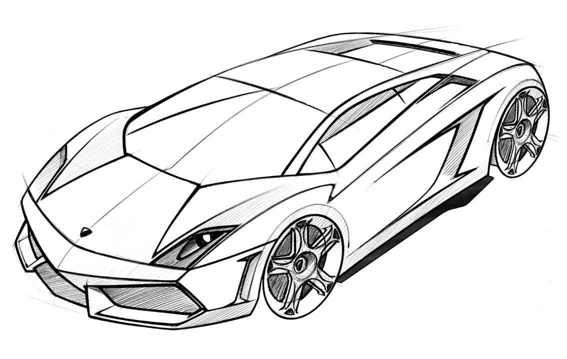 Desenho gratuito Lamborghini #174229 da colecao Transporte para imprimir