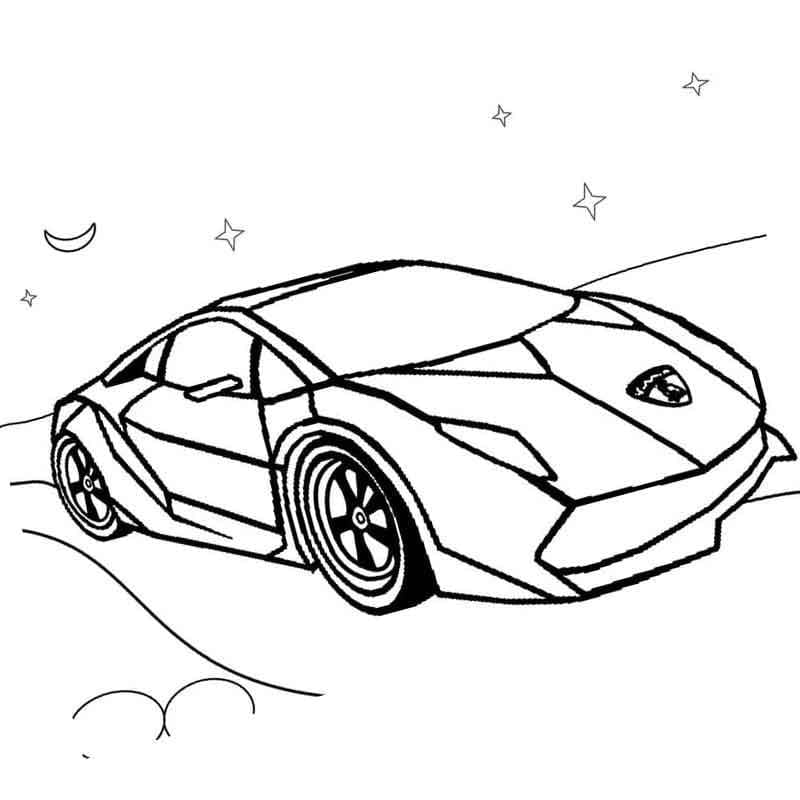 Desenho gratuito Lamborghini #174235 da colecao Transporte para imprimir