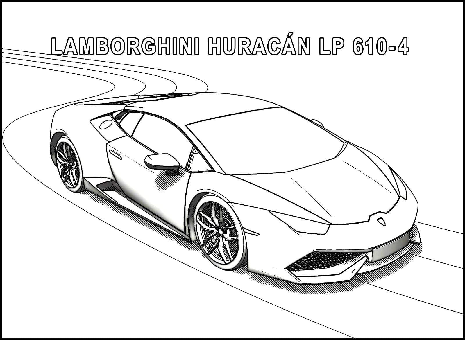 Desenho gratuito Lamborghini #217274 da colecao Transporte para imprimir