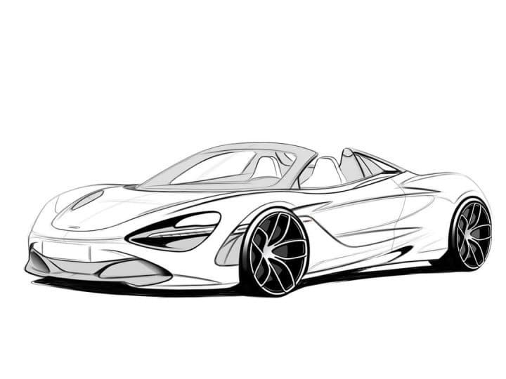 Desenho gratuito McLaren #219355 da colecao Transporte para imprimir