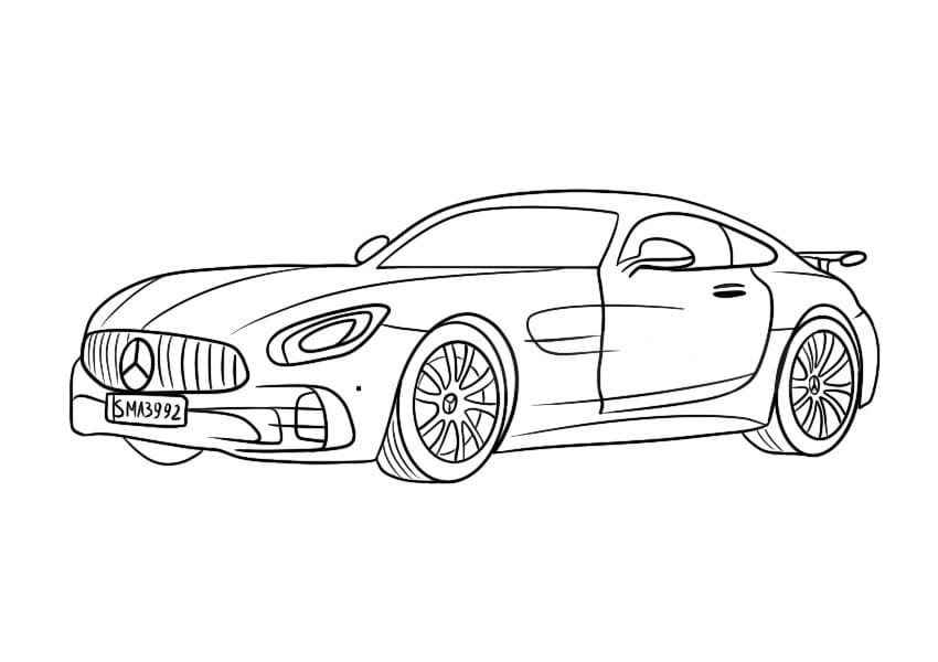 Desenho gratuito Mercedes #187482 da colecao Transporte para imprimir