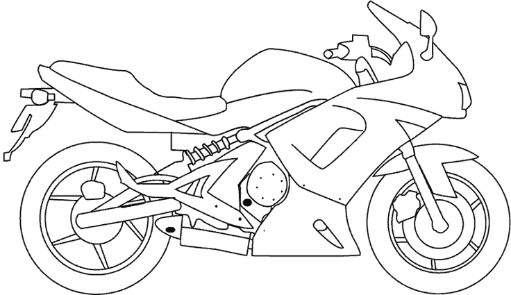 Página para colorir: moto (Transporte) #136250 - Páginas para Colorir Imprimíveis Gratuitamente