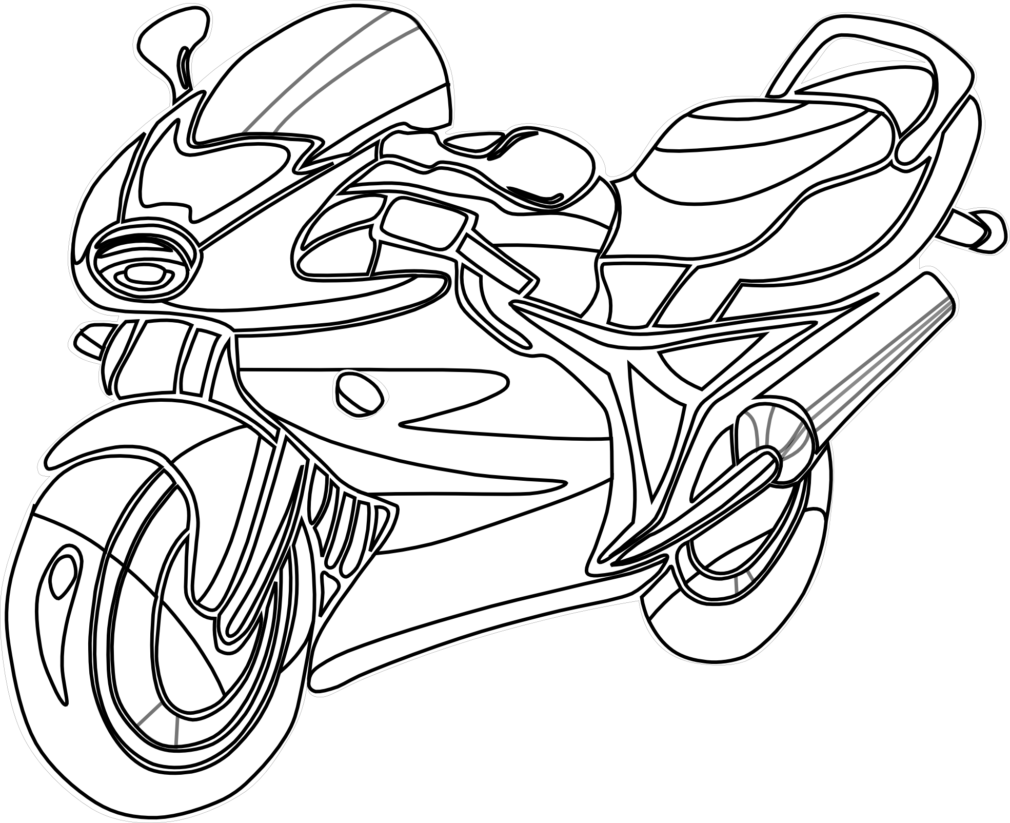 Página para colorir: moto (Transporte) #136252 - Páginas para Colorir Imprimíveis Gratuitamente