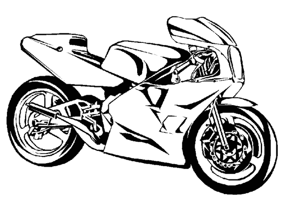Página para colorir: moto (Transporte) #136255 - Páginas para Colorir Imprimíveis Gratuitamente
