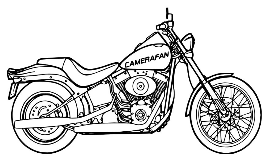 Página para colorir: moto (Transporte) #136286 - Páginas para Colorir Imprimíveis Gratuitamente