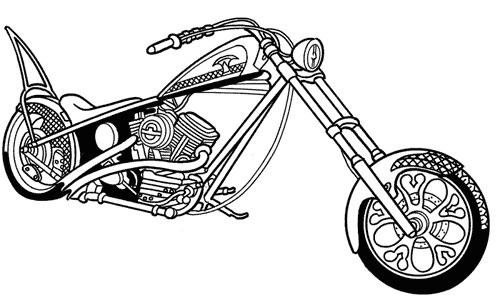 Página para colorir: moto (Transporte) #136290 - Páginas para Colorir Imprimíveis Gratuitamente
