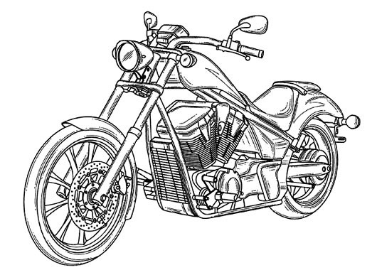 Página moto #136261 (Transporte) para colorir – Páginas para