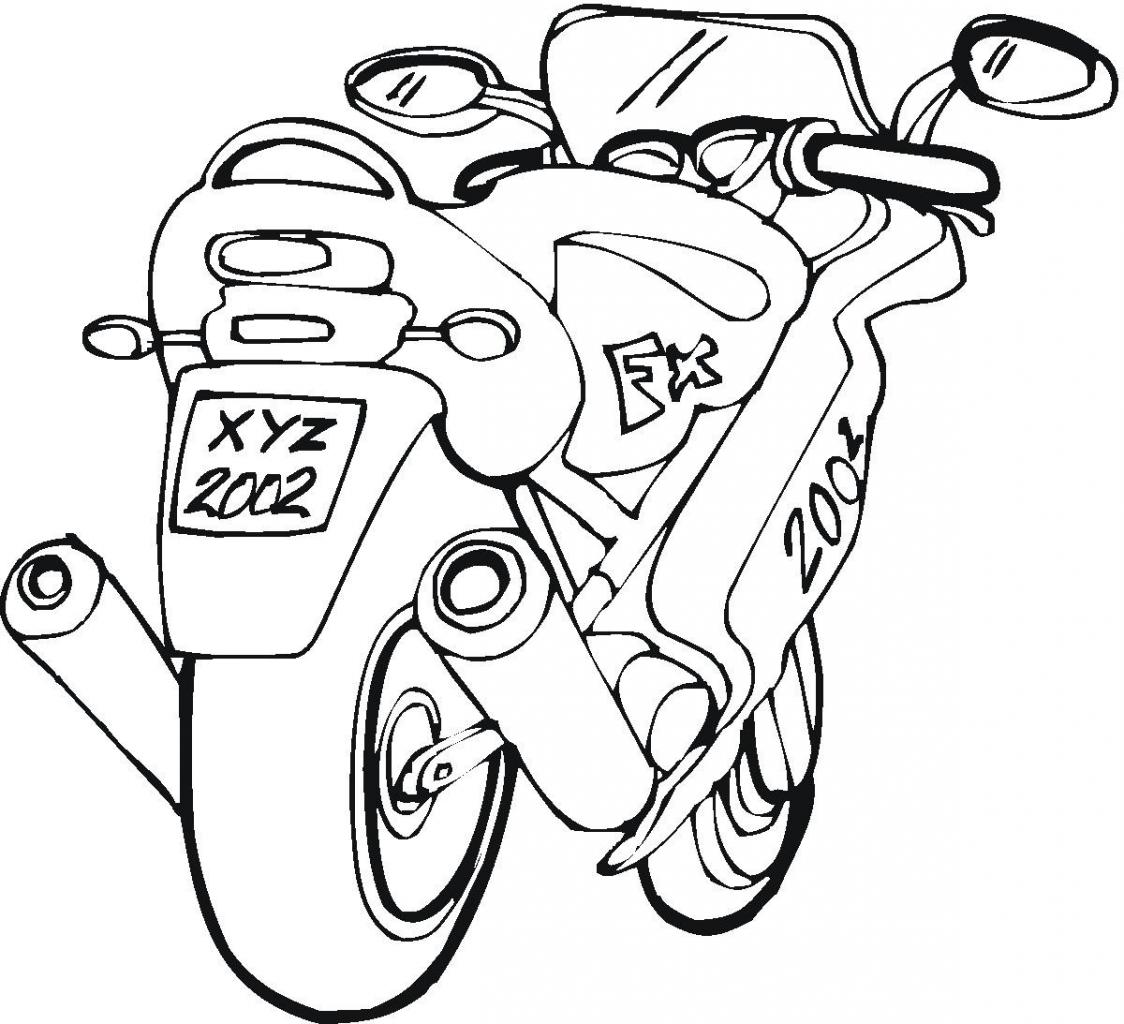 Página para colorir: moto (Transporte) #136298 - Páginas para Colorir Imprimíveis Gratuitamente