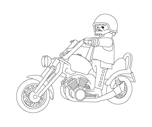 Página para colorir: moto (Transporte) #136299 - Páginas para Colorir Imprimíveis Gratuitamente