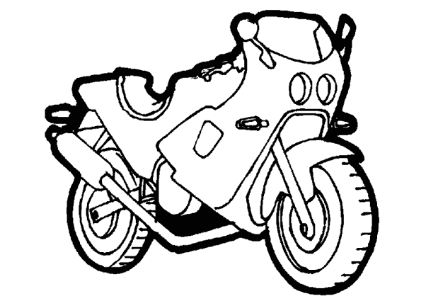 Página para colorir: moto (Transporte) #136308 - Páginas para Colorir Imprimíveis Gratuitamente