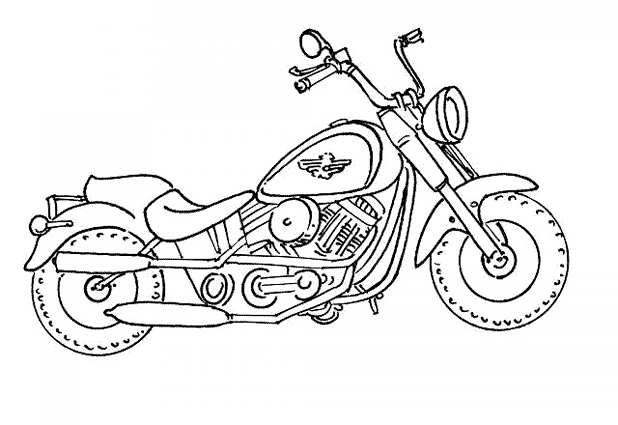 Página para colorir: moto (Transporte) #136320 - Páginas para Colorir Imprimíveis Gratuitamente
