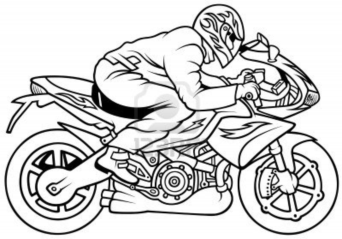 Página para colorir: moto (Transporte) #136321 - Páginas para Colorir Imprimíveis Gratuitamente
