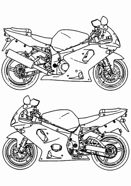 Página para colorir: moto (Transporte) #136326 - Páginas para Colorir Imprimíveis Gratuitamente