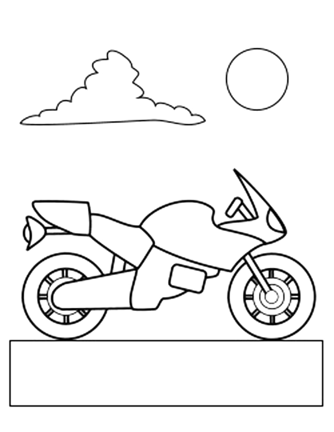 Página para colorir: moto (Transporte) #136401 - Páginas para Colorir Imprimíveis Gratuitamente