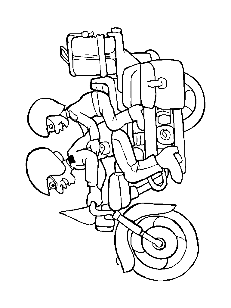 Página para colorir: moto (Transporte) #136436 - Páginas para Colorir Imprimíveis Gratuitamente