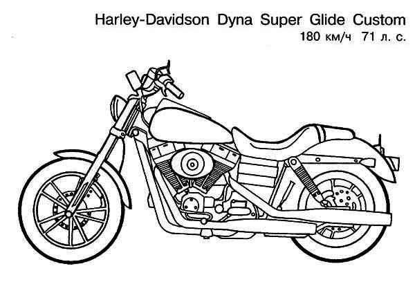 Página para colorir: moto (Transporte) #136465 - Páginas para Colorir Imprimíveis Gratuitamente