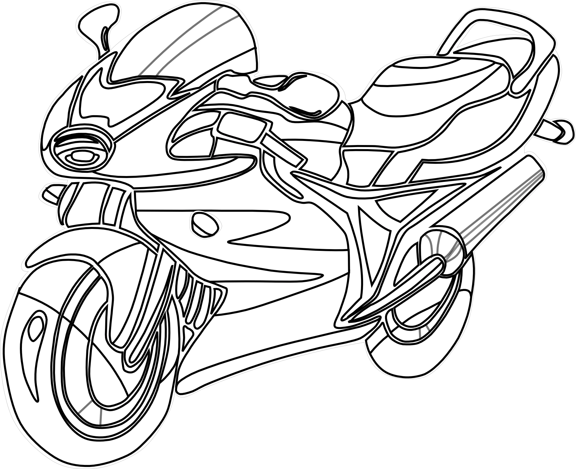 Desenho gratuito Motocicleta #136252 da colecao Transporte para imprimir