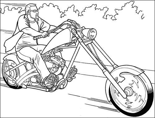 Desenho gratuito Motocicleta #136345 da colecao Transporte para imprimir