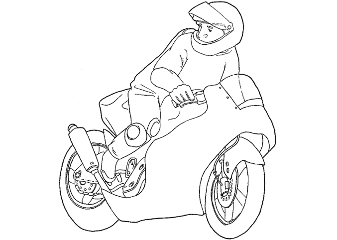 Desenho gratuito Motocicleta #136348 da colecao Transporte para imprimir