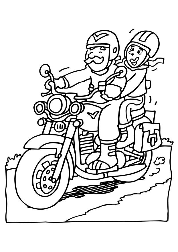 Desenho gratuito Motocicleta #136413 da colecao Transporte para imprimir