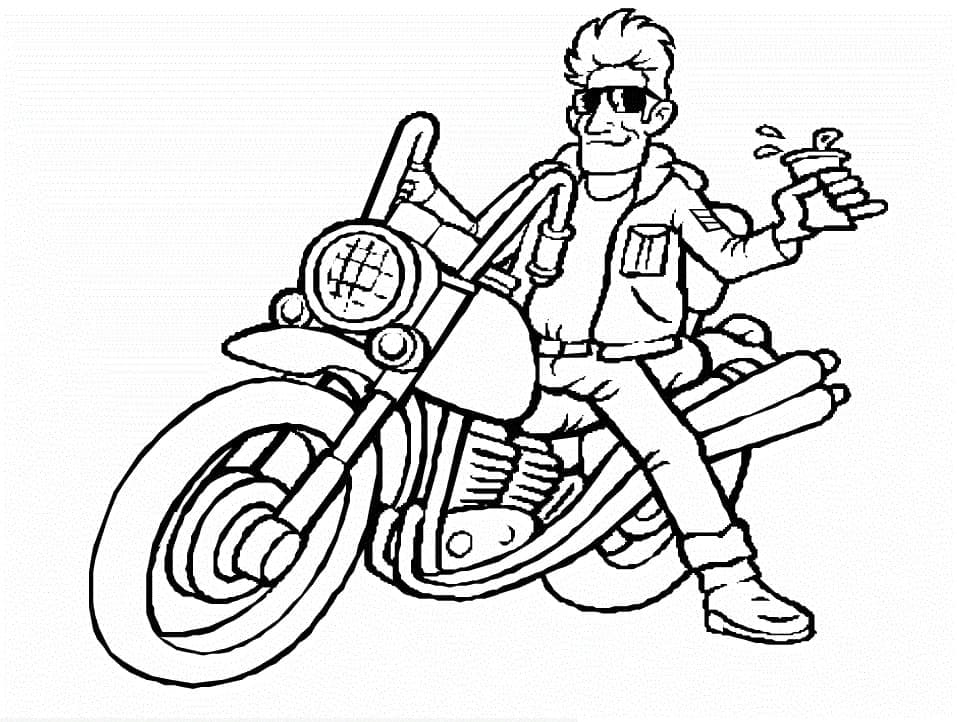Desenho gratuito Motocicleta #175324 da colecao Transporte para imprimir