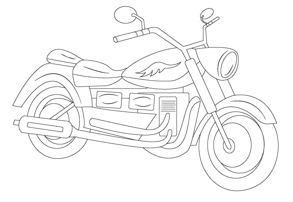 Desenho gratuito Motocicleta #175346 da colecao Transporte para imprimir