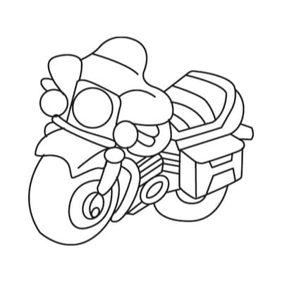 Desenho gratuito Motocicleta #175354 da colecao Transporte para imprimir