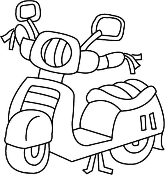 Desenho gratuito Motocicleta #175360 da colecao Transporte para imprimir