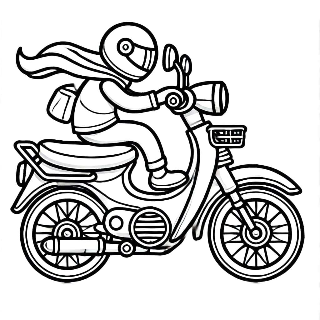 Desenho gratuito Motocicleta #218145 da colecao Transporte para imprimir