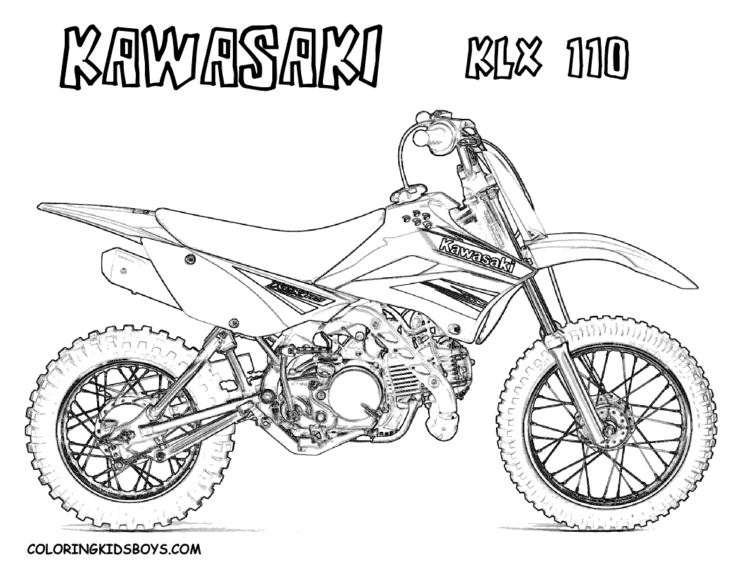 Página para colorir: motocross (Transporte) #136597 - Páginas para Colorir Imprimíveis Gratuitamente