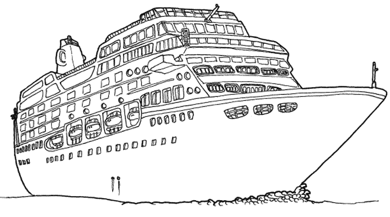 Desenho gratuito Navio de Cruzeiro #140682 da colecao Transporte para imprimir
