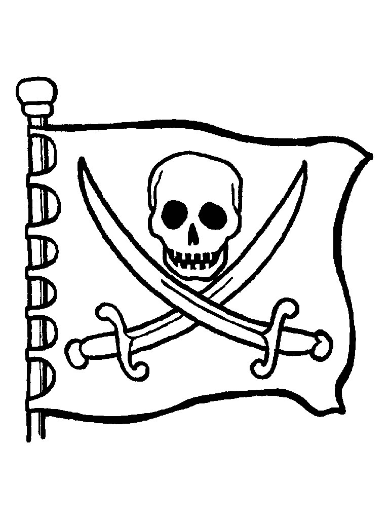Página para colorir: Navio pirata (Transporte) #138227 - Páginas para Colorir Imprimíveis Gratuitamente