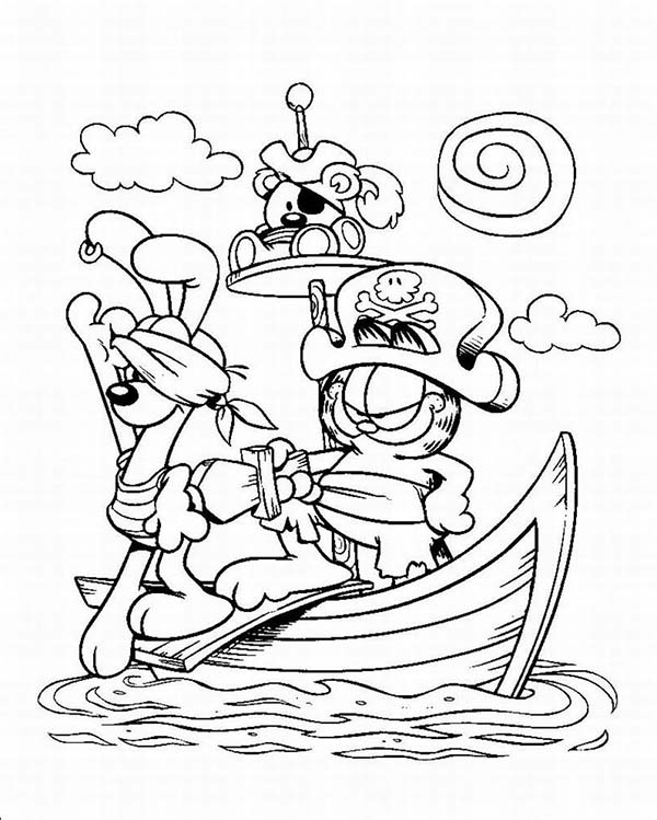 Página para colorir: Navio pirata (Transporte) #138407 - Páginas para Colorir Imprimíveis Gratuitamente