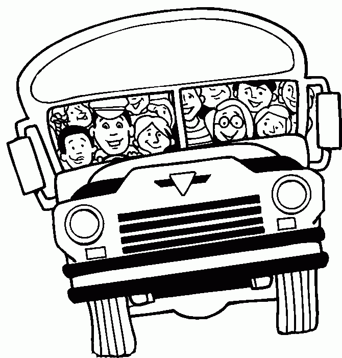 Página para colorir: Ônibus (Transporte) #135287 - Páginas para Colorir Imprimíveis Gratuitamente