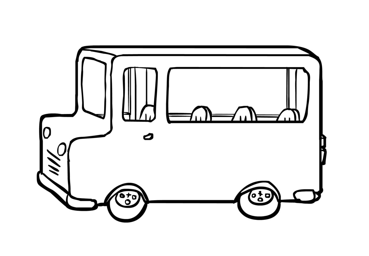 Página para colorir: Ônibus (Transporte) #135329 - Páginas para Colorir Imprimíveis Gratuitamente
