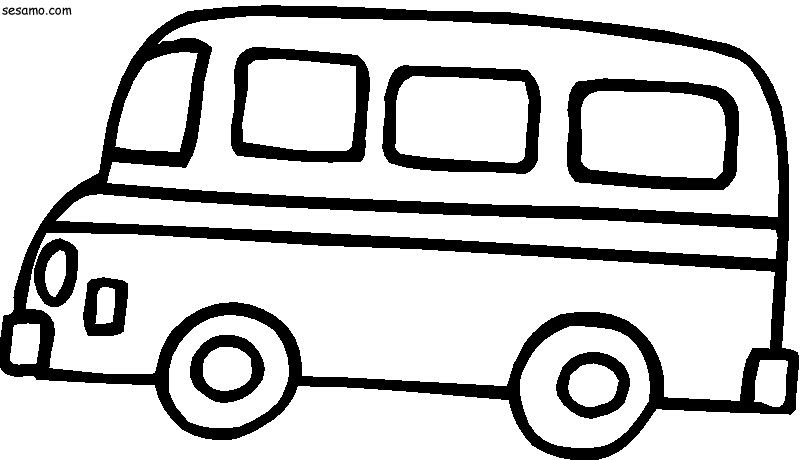 Página para colorir: Ônibus (Transporte) #135336 - Páginas para Colorir Imprimíveis Gratuitamente